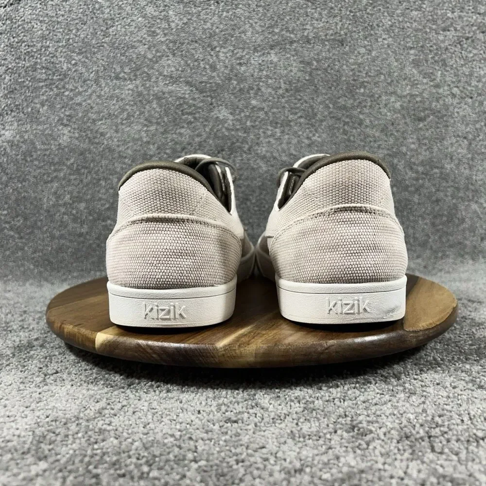 Kizik Porto Men’s Size 13 W Burlap Taupe Casual Boat Hands Free Shoes Used